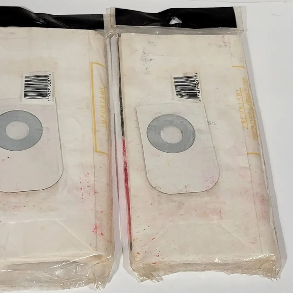 4 Type E Vacuum Cleaner Bags For Kenmore 5023 5033 Canister Vacuum By Rubbermaid